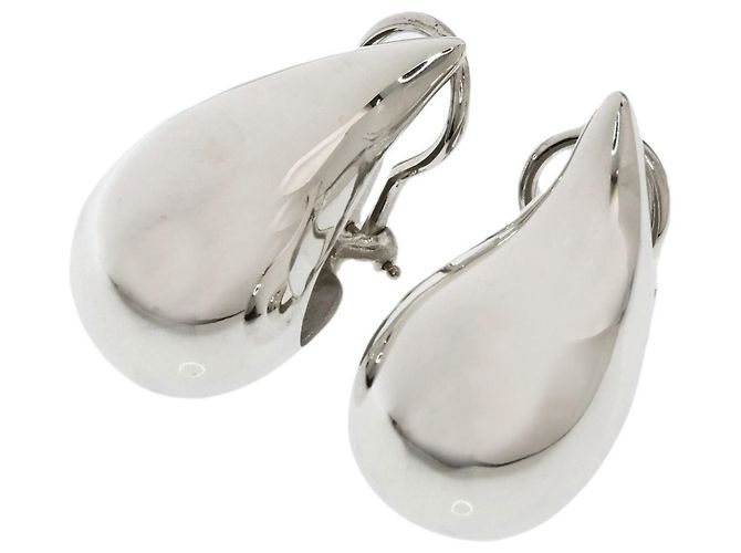 Orecchini a clip in argento Tiffany & Co. a forma di goccia