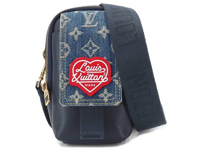 Borsa a Spalla Louis Vuitton LV Squared Blu navy