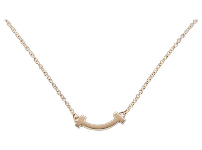 Tiffany & Co. Collana T Smile Mini Oro Rosa D'oro