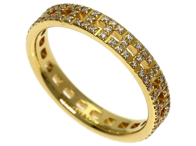 Tiffany T Anillo Tiffany & Co. T True Narrow Pave Diamond