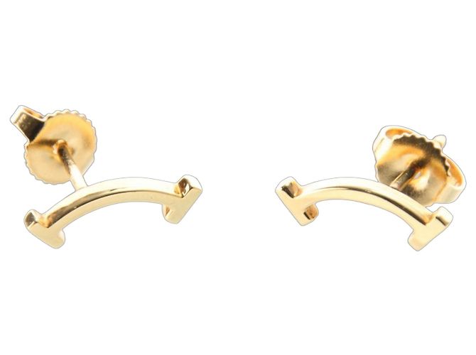 Tiffany & Co. Orecchini T Smile Mini Oro Giallo D'oro