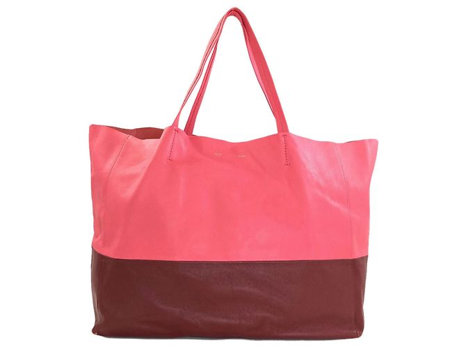 Céline Celine Horizontal Cabas Tote Bag Pink