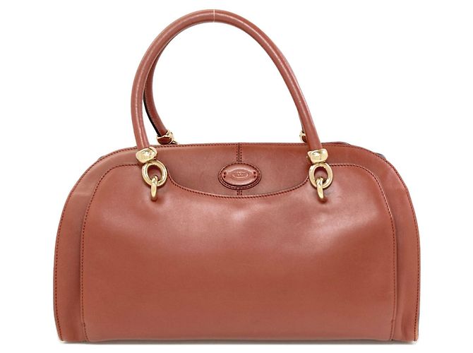 Bolsa Sera da Tod's em couro marrom