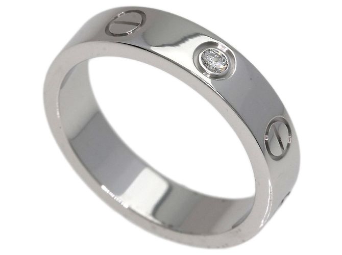 Anillo Mini Love de Cartier en oro blanco de 18K