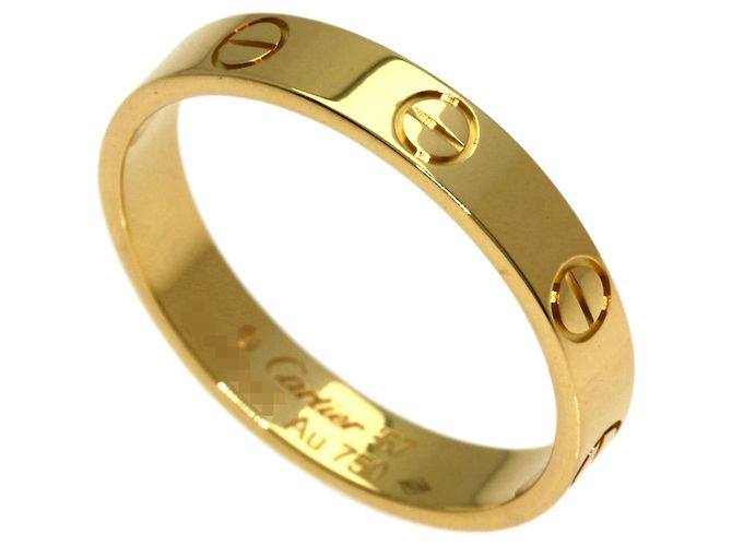 Anillo Mini Love de Cartier en oro amarillo de 18K