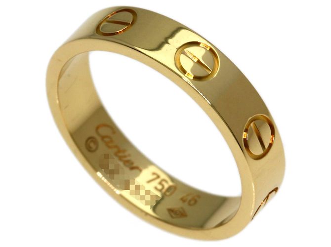 Anillo Mini Love de Cartier en oro amarillo de 18K