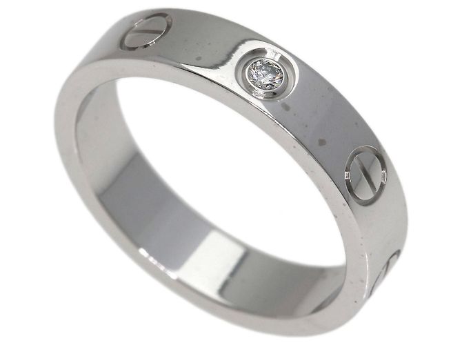 Anillo Mini Love de Cartier en oro blanco de 18K