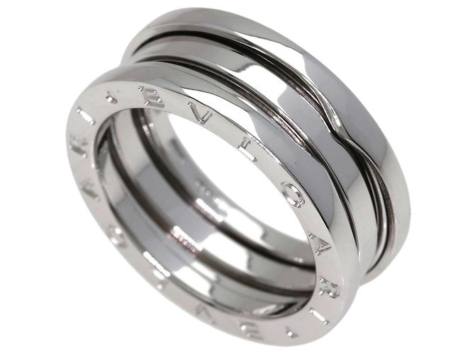 Bulgari Anillo Bvlgari B-zero1 de 2 bandas en oro blanco de 18K