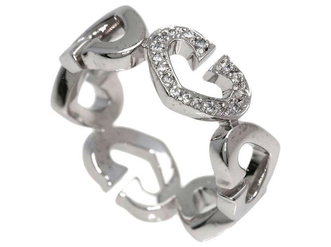 Cartier C Heart Diamond Ring