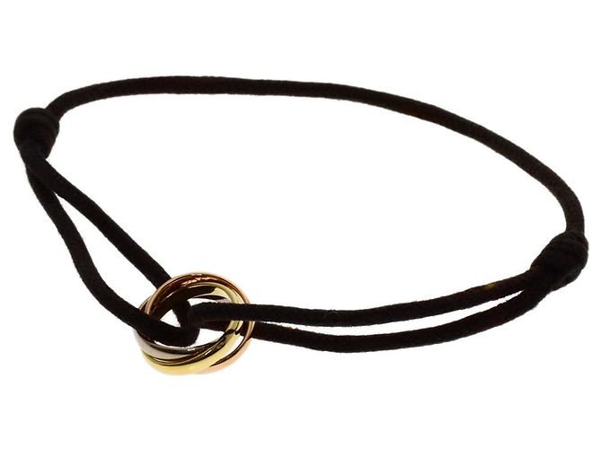 Pulsera Trinity de cordón de algodón Cartier