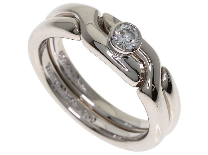 Tiffany & Co. 18K Weißgold Diamantring