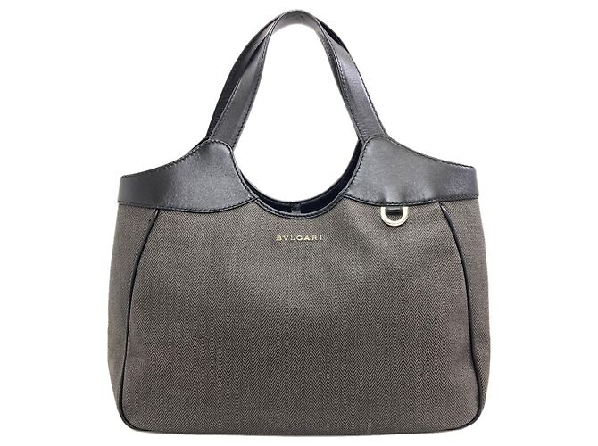 Bulgari Borsa Tote Weekend Bvlgari Nero