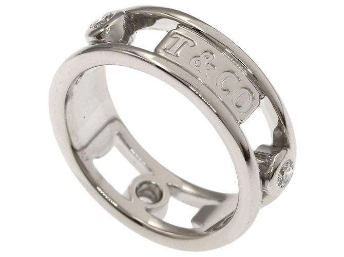 Tiffany & Co. 1837 Element Double Wire 3-Diamond Ring
