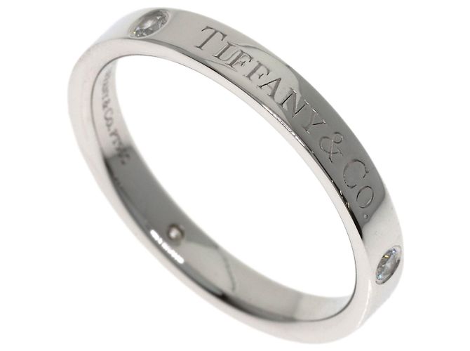 Anel Tiffany & Co. Flat Band Diamond Ring