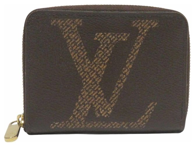 Portefeuille de pièces Monogram Zippy Louis Vuitton Marron