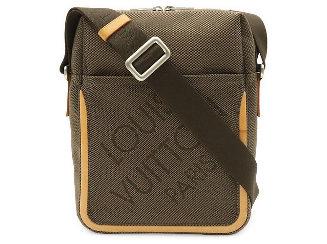 Bolsa de ombro Louis Vuitton Damier Geant Verde