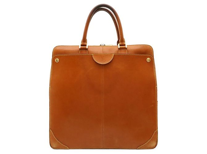 Valigetta in pelle Louis Vuitton Nomade Negev PM Marrone