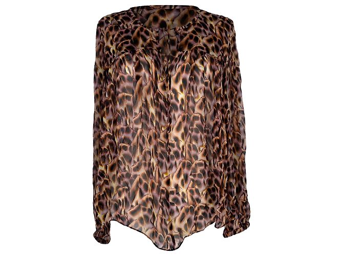 Blusa estampada Isabel Marant Etoile em viscose multicolorida Multicor