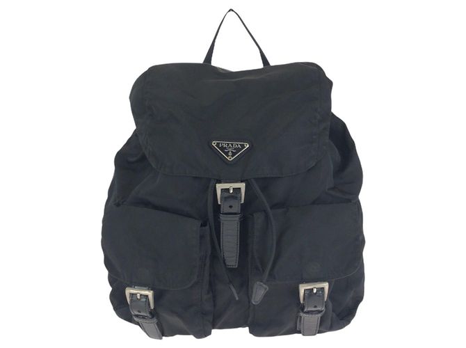 Prada Tessuto Nylon Backpack Black