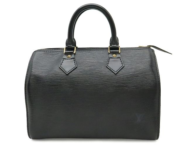 Speedy Sac à main Louis Vuitton Epi Noir