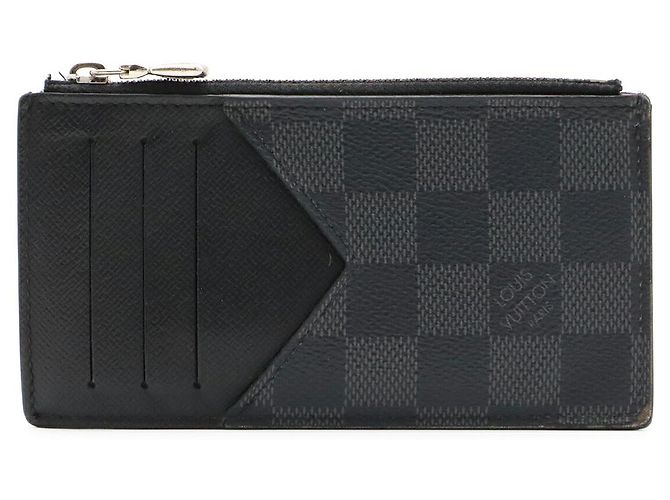 Louis Vuitton Kartenetui Damier Graphite Schwarz