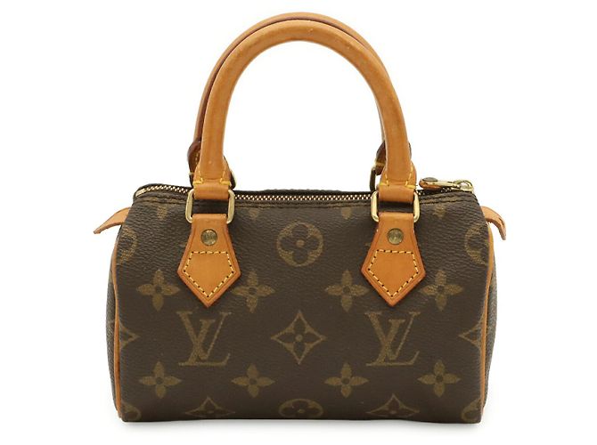 Sac à main mini Monogram Louis Vuitton Marron