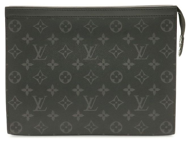 Pochette Voyage MM Monogram Eclipse Louis Vuitton Clutch Nero