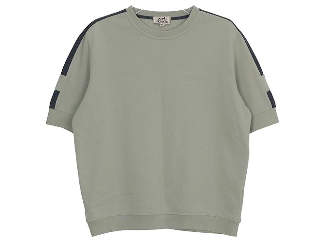 Hermès Kurzarm-Sweatshirt Größe XL Grün