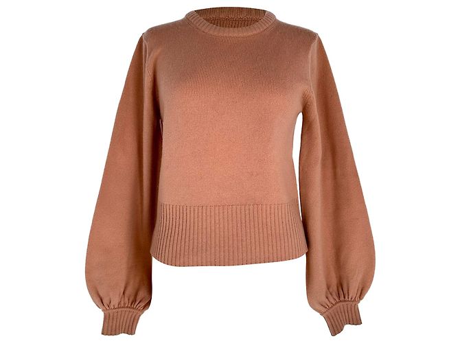 Pull en maille Chloé en cachemire pêche