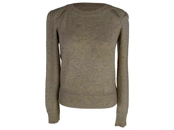 Suéter Klee Cut Out Isabel Marant Étoile em algodão creme Branco Cru