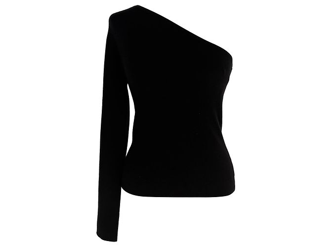 Pull asymétrique Michael Kors en cachemire noir