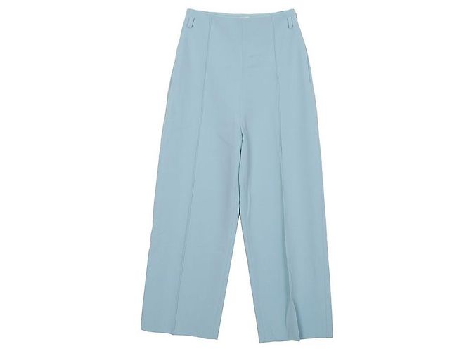Hermès Blue Wool Wide Pants