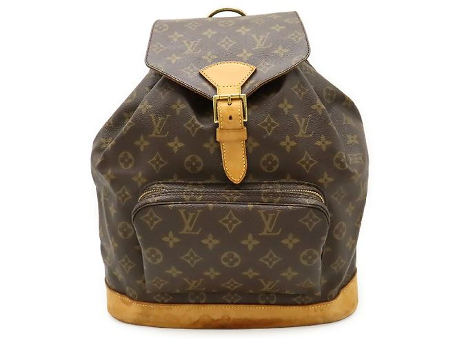 Montsouris Zaino Louis Vuitton Monogram Marrone