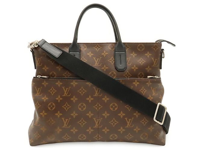 Pasta Louis Vuitton Monogram Macassar Marrom