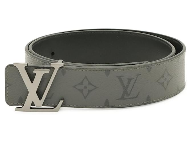 Louis Vuitton Monogram Eclipse Reverse Ledergürtel Schwarz 