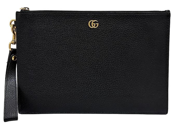 Gucci Clutch in pelle nera Nero