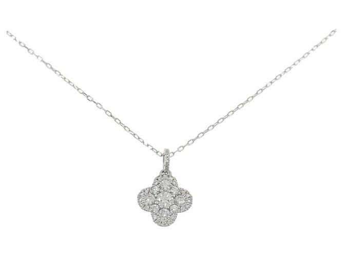 Autre Marque Au750 Diamant-Halskette Silber