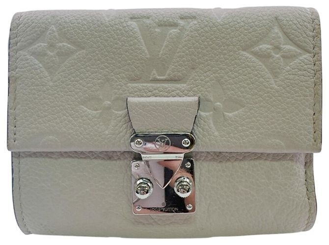 Cartera tríptico Louis Vuitton en Monogram Empreinte Beige Monograma