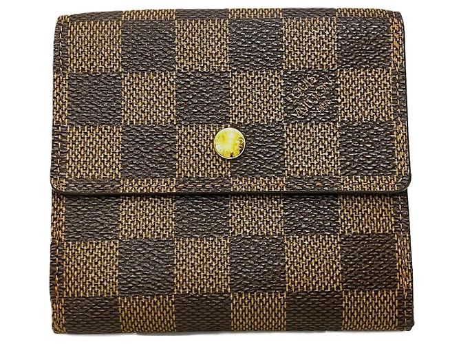 Portafoglio Tri-fold Elise Louis Vuitton Marrone