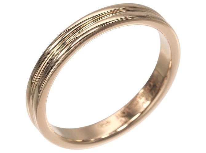 Anillo Godron Boucheron en oro rosa de 18K
