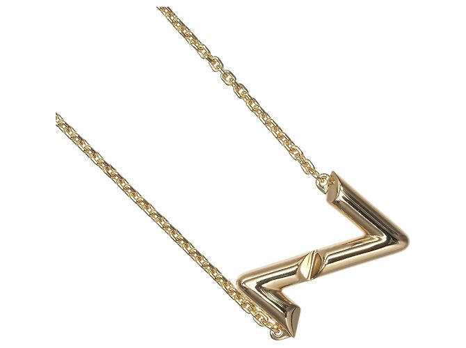 Collar Louis Vuitton Vault Upside Down en oro amarillo de 18K