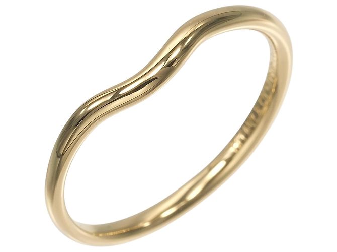Anillo de banda curva Tiffany & Co. en oro amarillo de 18K