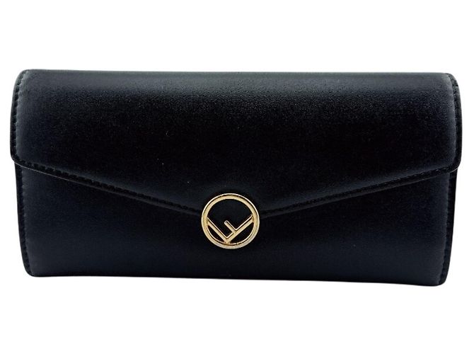 Fendi Long Wallet in Black