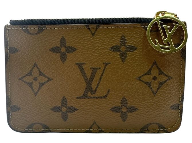 Monedero Monogram Reverse Louis Vuitton Castaño Monograma
