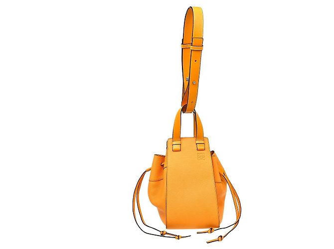 Loewe Hammock Leather Small Arancione 