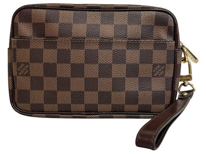 Clutch Louis Vuitton N61739 Marrone