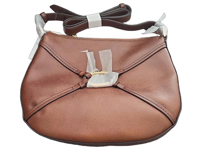 Autre Marque The Bridge Borsa a Tracolla in Pelle Marrone