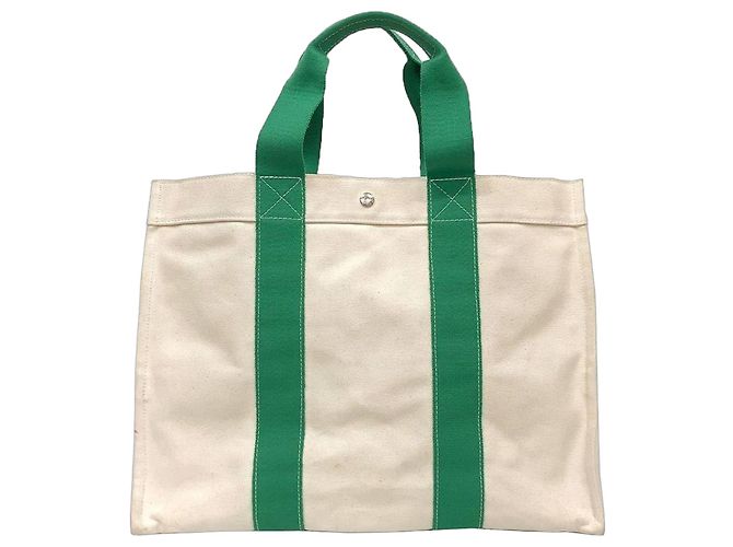 Hermès Borsa Tote HERMES Bora GM Beige Verde