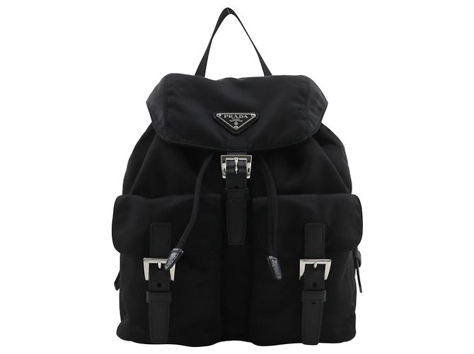 Prada Nylon Backpack 1BZ677 Black