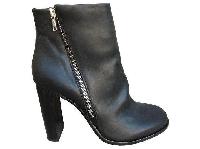 Stivaletti in pelle nera Rag & Bone Nero